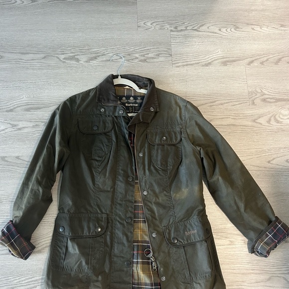 Barbour Dark Green Waxed Jacket - Picture 1 of 3